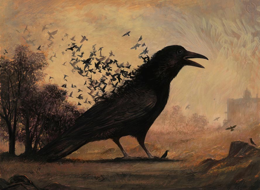 Image result for crow eating dreams paintings