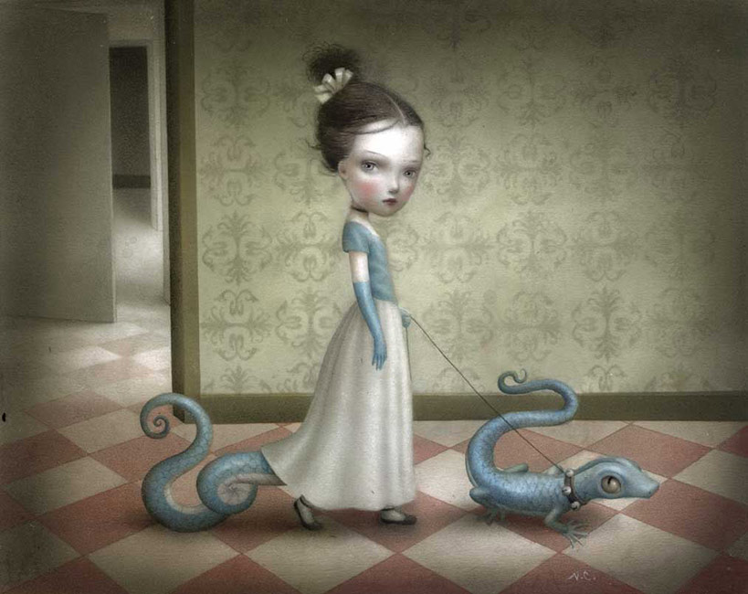 Nicoletta Ceccoli Painting Technique