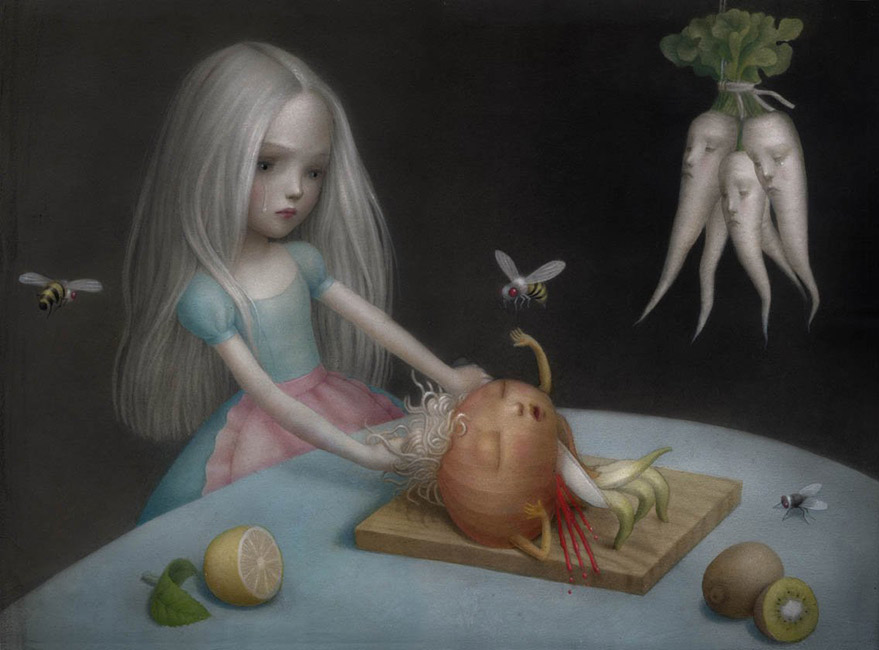 Nicoletta Ceccoli Painting Technique