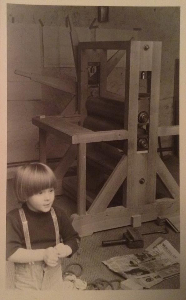 Jean 'Turf One' Labourdette - Artist as a Boy in Father's Studio