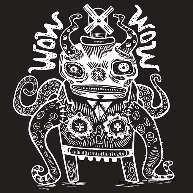 WOW x WOW Dude T-Shirt (Designed by Tim Lee)