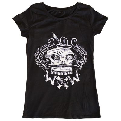 WOW x WOW Girls Fitted Skully T-Shirt (Designed by Tim Lee)