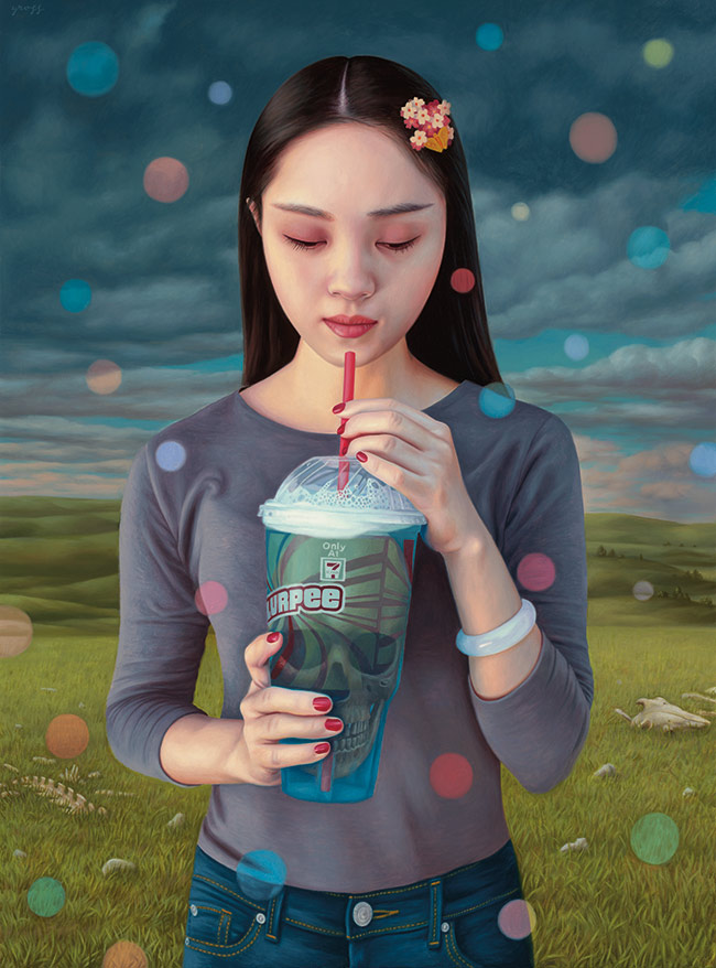 Alex Gross - Contemplation (Slurpee)