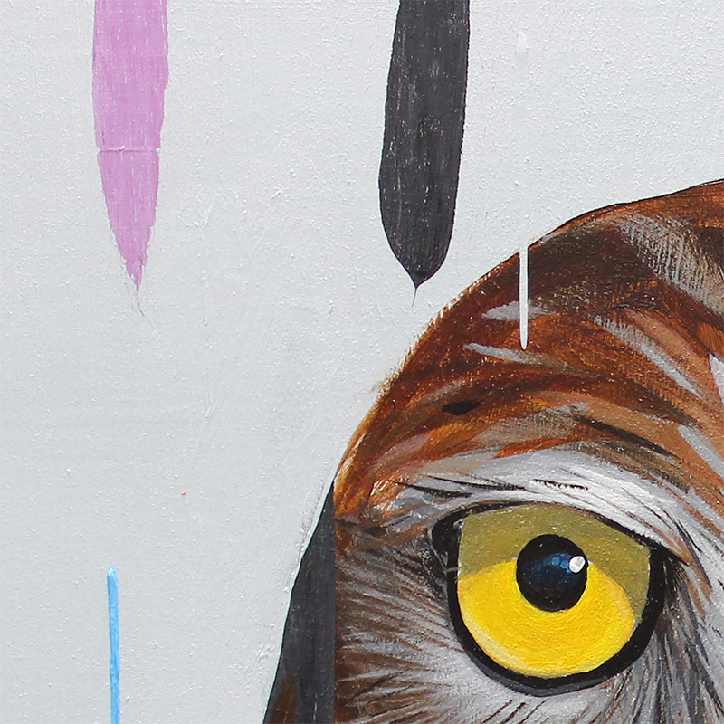 Frank Gonzales - Burrowing Owl (Detail 3)