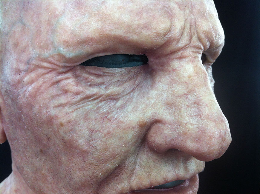 Victor LeBlanc - Old Man Skin Detail (Airbrush and Silicone)