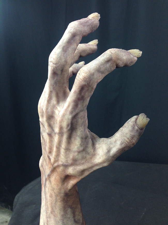 Victor LeBlanc - Zombie Hand (Painted Silicone Cast 1)