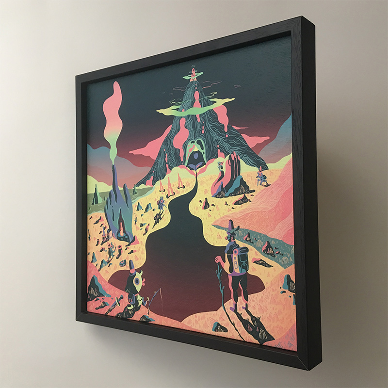 Scott Balmer - Expedition of the Great Neon Mountain (Frame - Side)