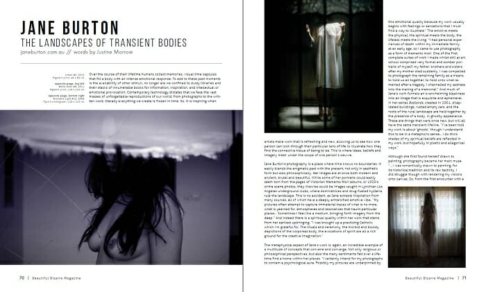WOW x WOW - Jane Burton (Beautiful Bizarre Magazine)