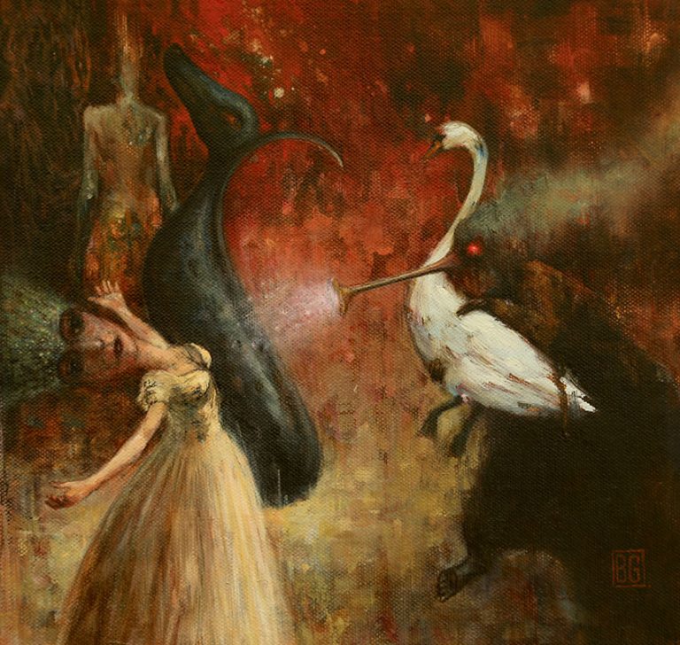 Leda And The Swan By Brad Gray WOW X WOW   Brad Gray Leda And The Swan 768x728 