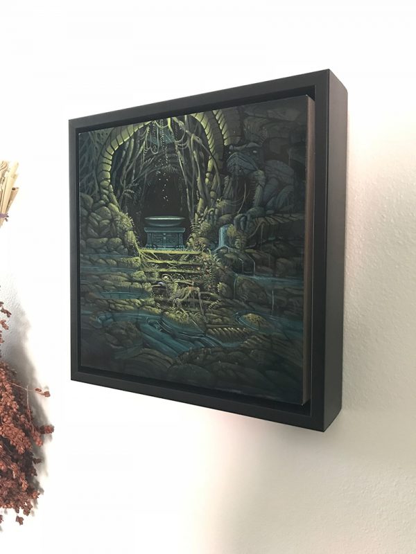 Jesse Jacobi - Poisoned Human Remains Heaped on Stairs (Framed)