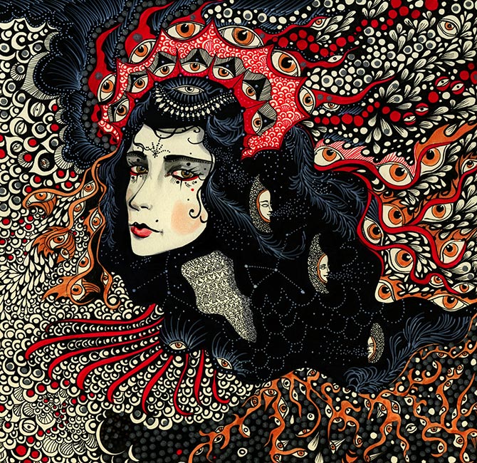 Daria Hlazatova - Fiery