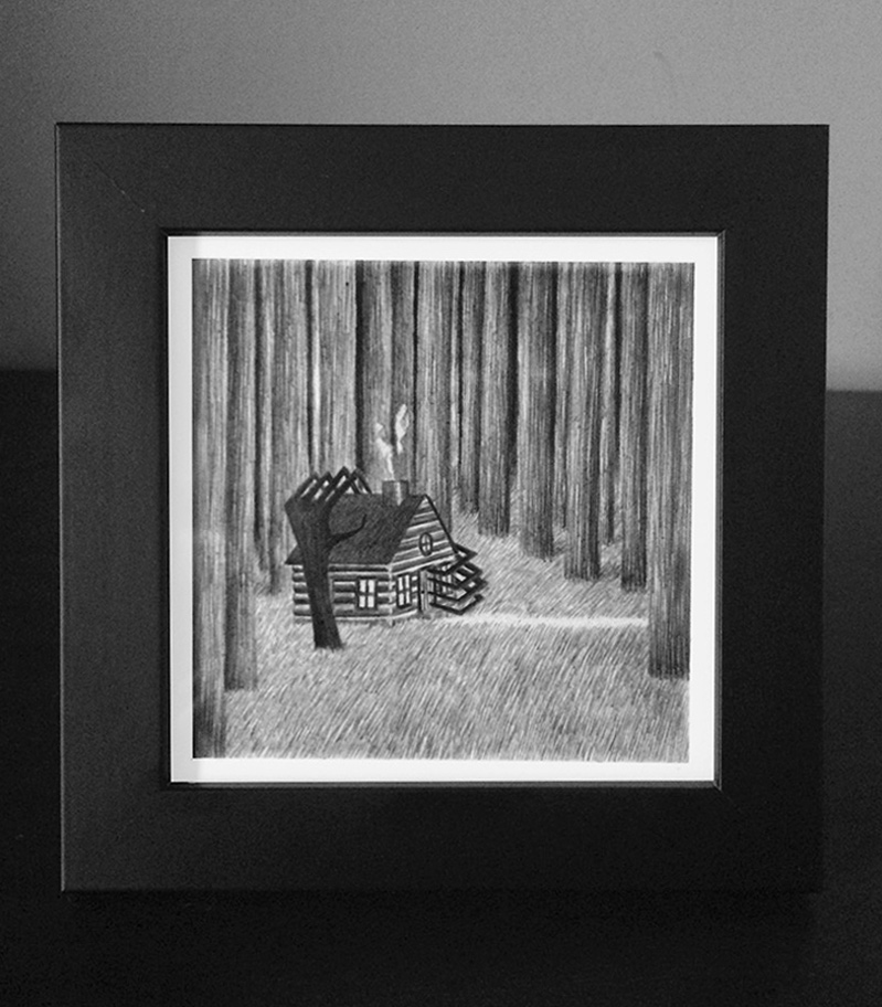 James Lipnickas - The House in the Woods (Framed - Front)