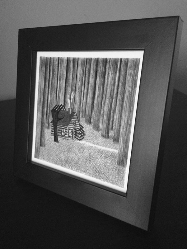James Lipnickas - The House in the Woods (Framed - Side)
