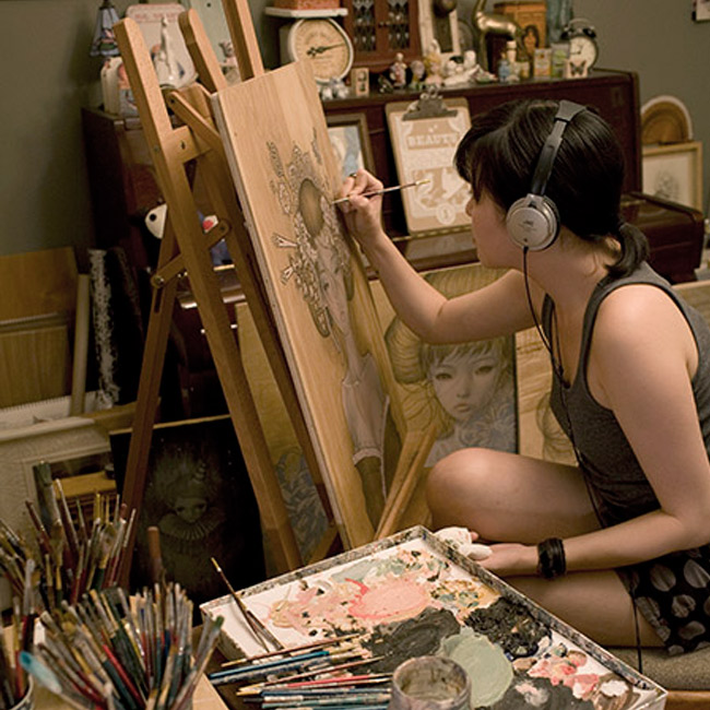 Artist Audrey Kawasaki