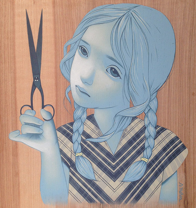 Sean Mahan - Girl and Scissors