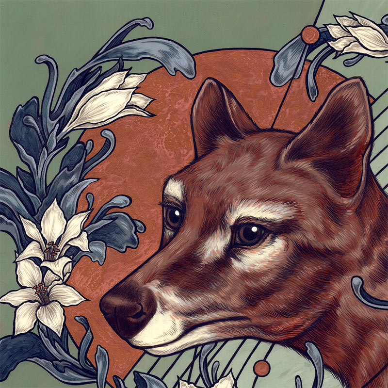 Kate O'Hara - Thylacine (Detail 1)