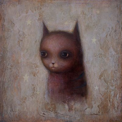 Paul Barnes - Portrait of a Cat with Stars