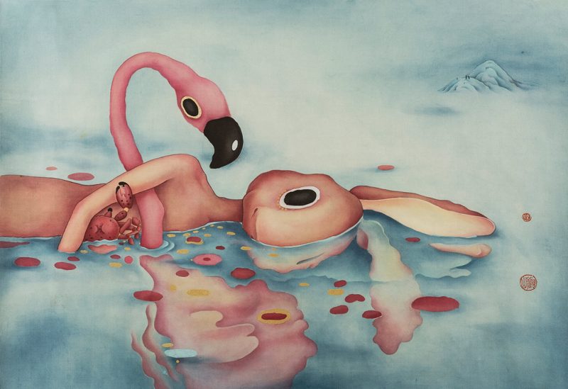 Alice Lin - Flamingo and Rabbit #2