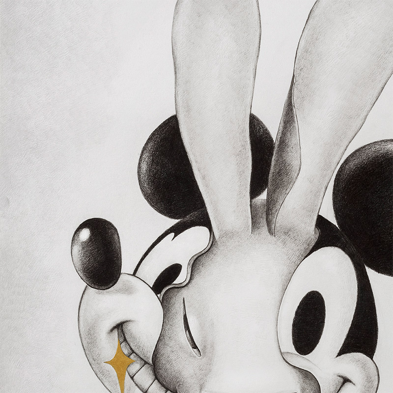 Alice Lin - Mickey Mouse and Rabbit #2 (Detail 1)