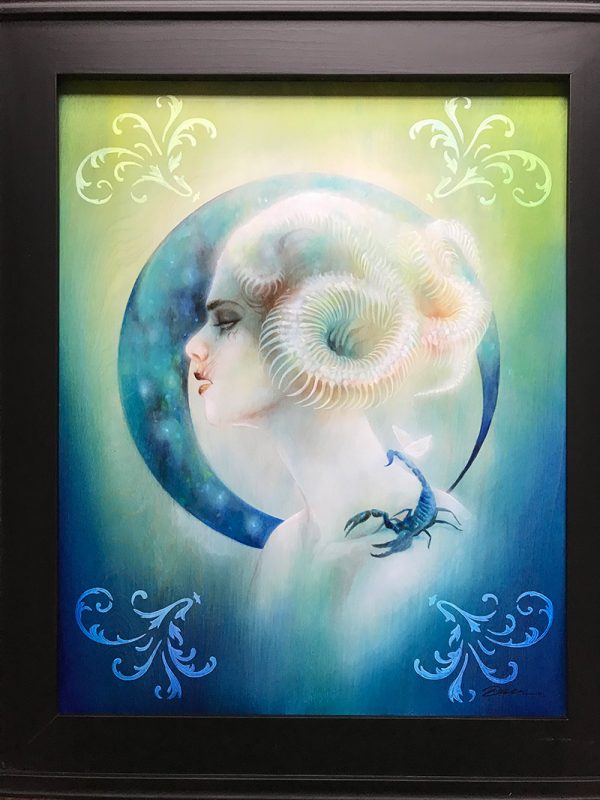 Lara Dann - Venus in Scorpio (Painting) - Framed