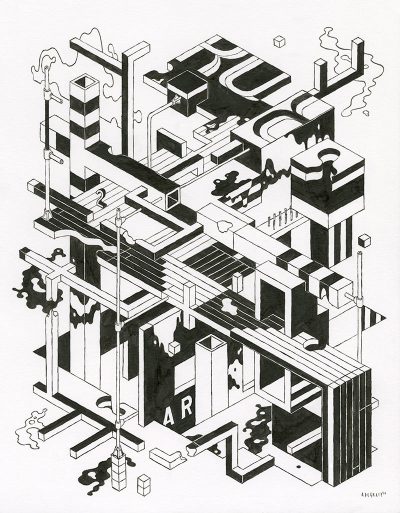 Andrew DeGraff - Unfinished Construction Site 25