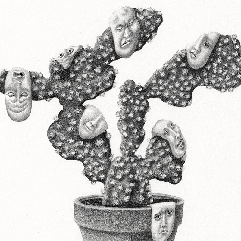 Armando Veve - Emotional Cactus (Detail)