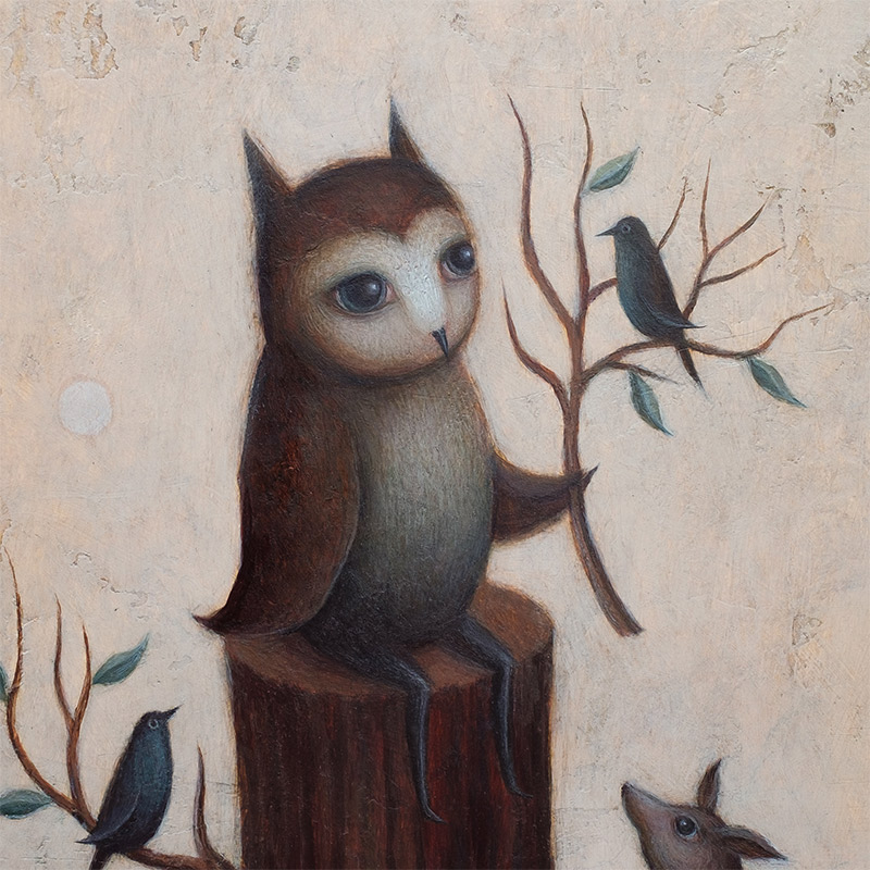 Paul Barnes - The Order of The Owl (Detail 1)