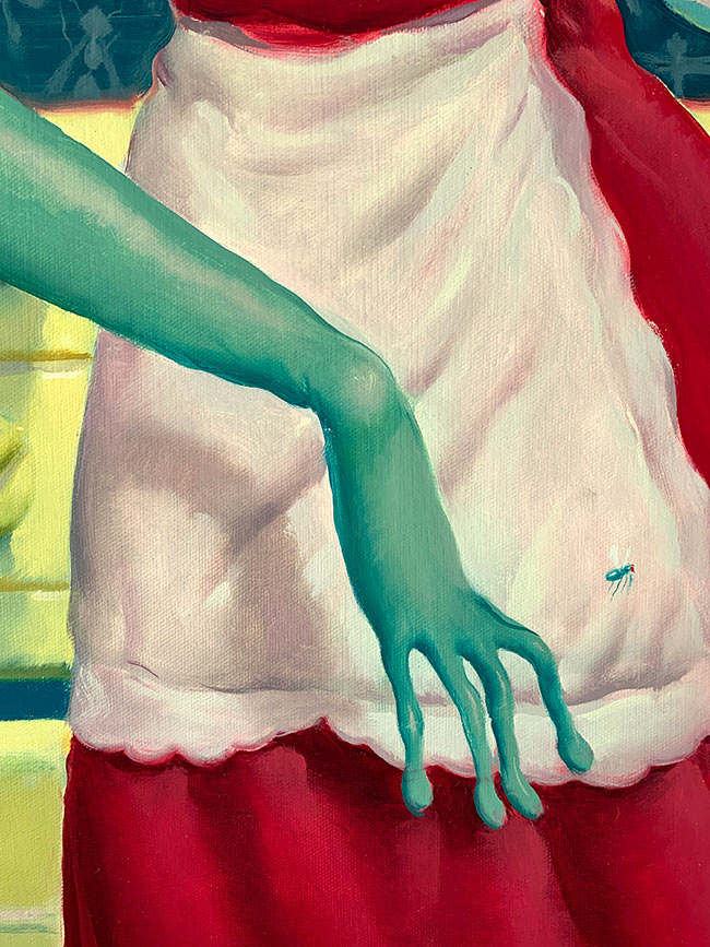 Ryan Heshka - Frog Wife (Detail 2)