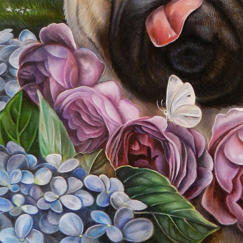Claudia Griesbach-Martucci -Purple Rose of Cujo (Detail 2)