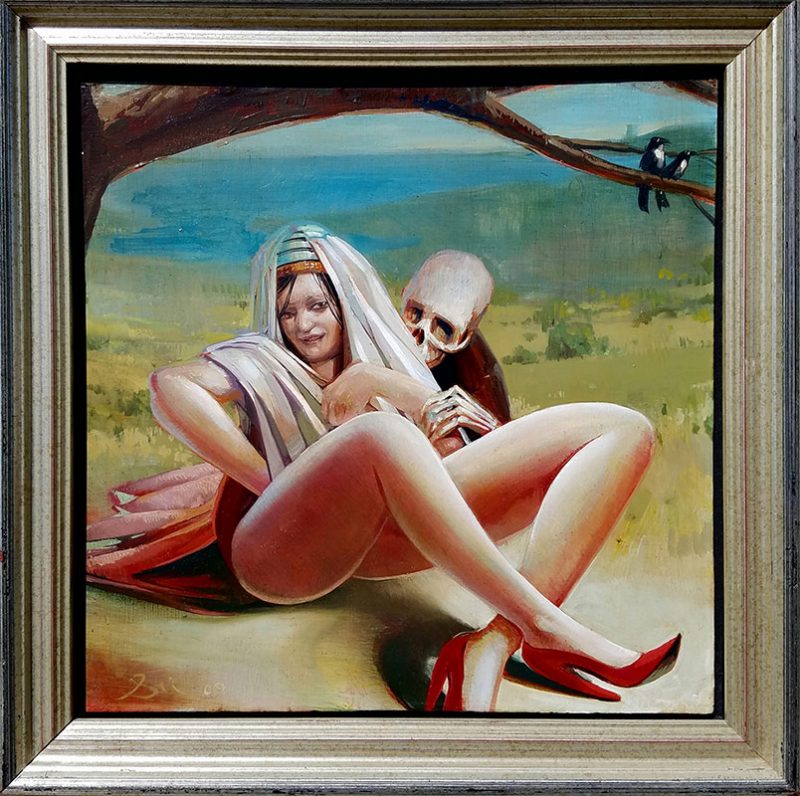 Sri Whipple - Death and the Maiden (Framed)