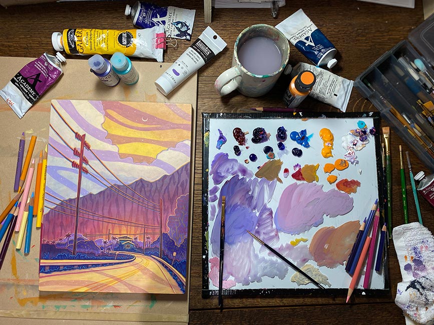 Kate Wadsworth - Ride the Sunrise - WIP