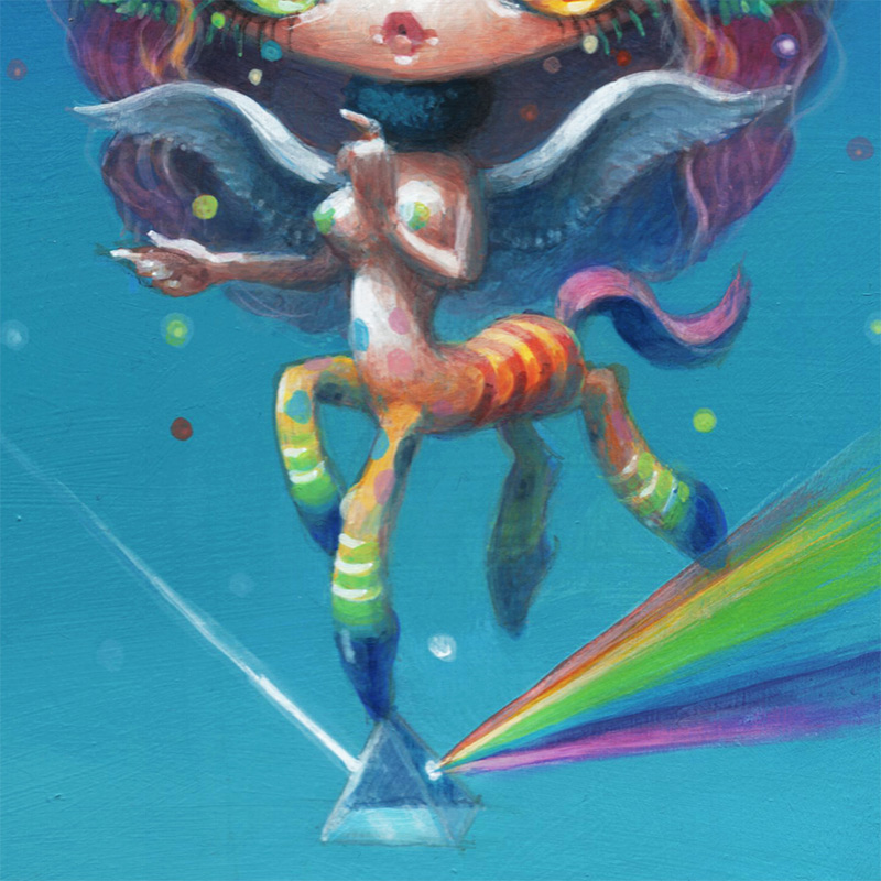 Yoko d'Holbachie - Prismatic Angel (Detail 2)