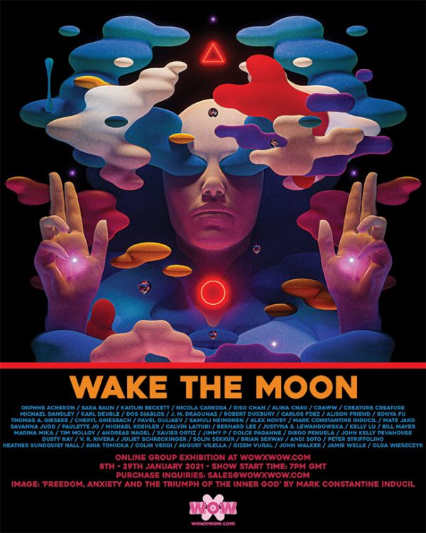 Wake the Moon - Flyer (Mark Constantine Inducil)