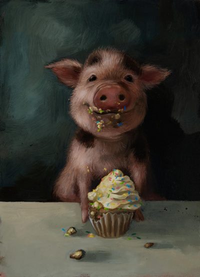 Alison Friend - Cupcake Piglet