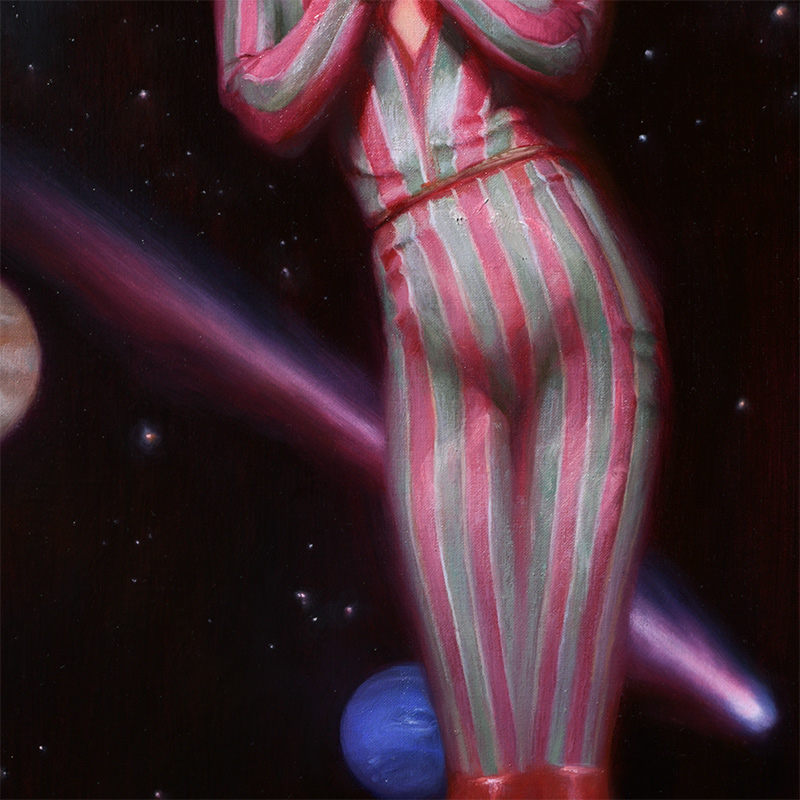 Theodora Daniela Capat - Ziggy Stardust, David Bowie (Detail 2)