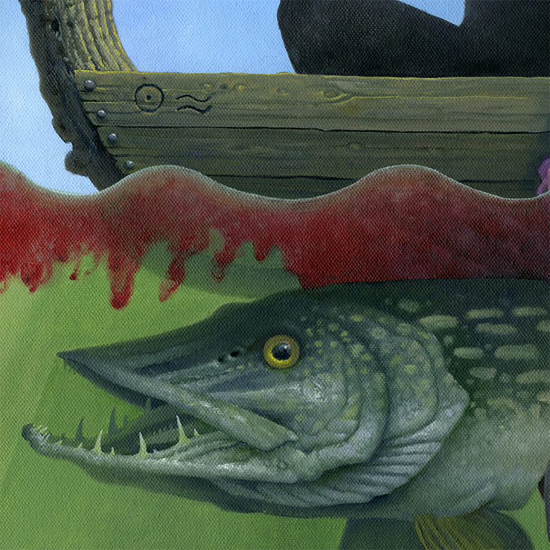 Jeff Christensen - The Giant Pike (Detail 2)