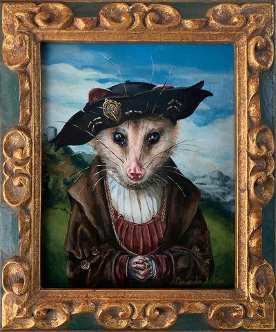 Cassandra Kim - Portrait of Joost Van Opossum (Framed)