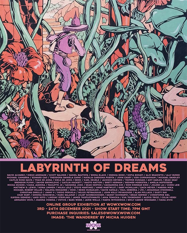Labyrinth of Dreams - Flyer (Micha Huigen)