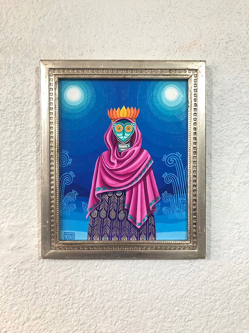 Milka Lolo - The Owl King (Framed - Front)