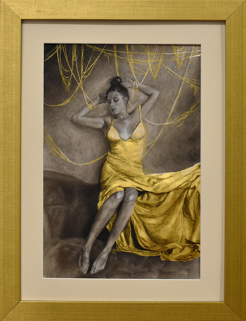 Alexandra Verhoven - Gilded Threads (Framed - Front)