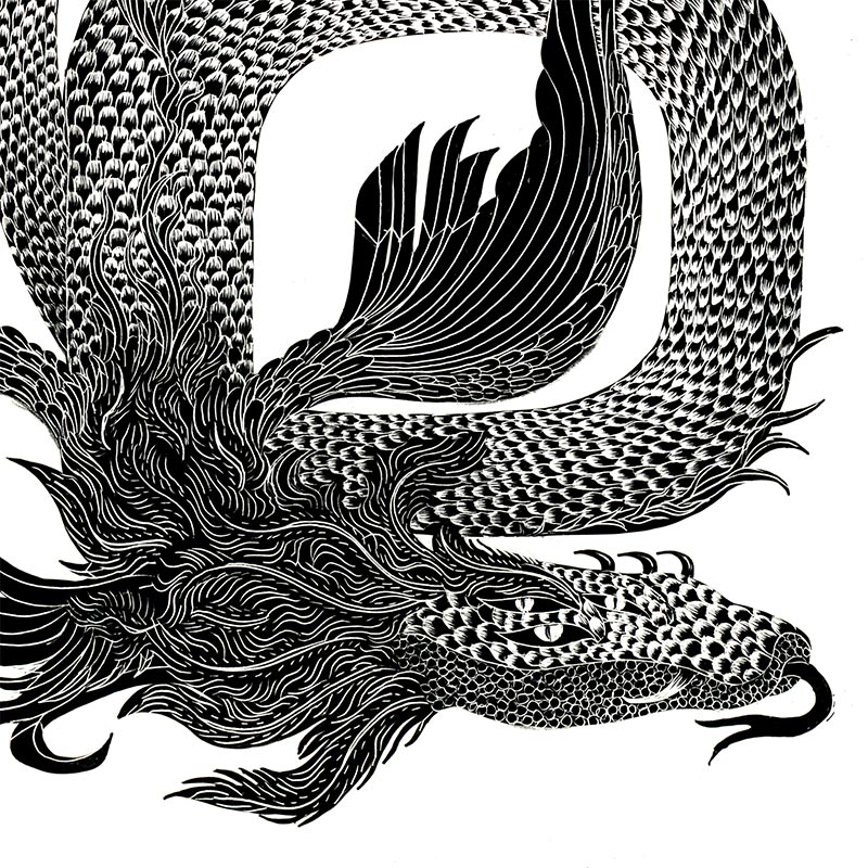 Cristina Bencina - Quetzalcoatl (Detail 2)
