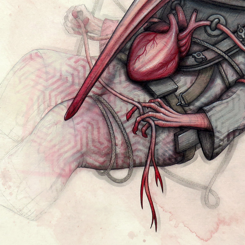 Kaitlin Beckett - Heavy Heart (Detail 2)