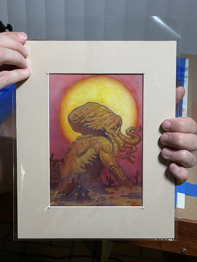 Andrew Sides - Cthulhu Rising (Matted)