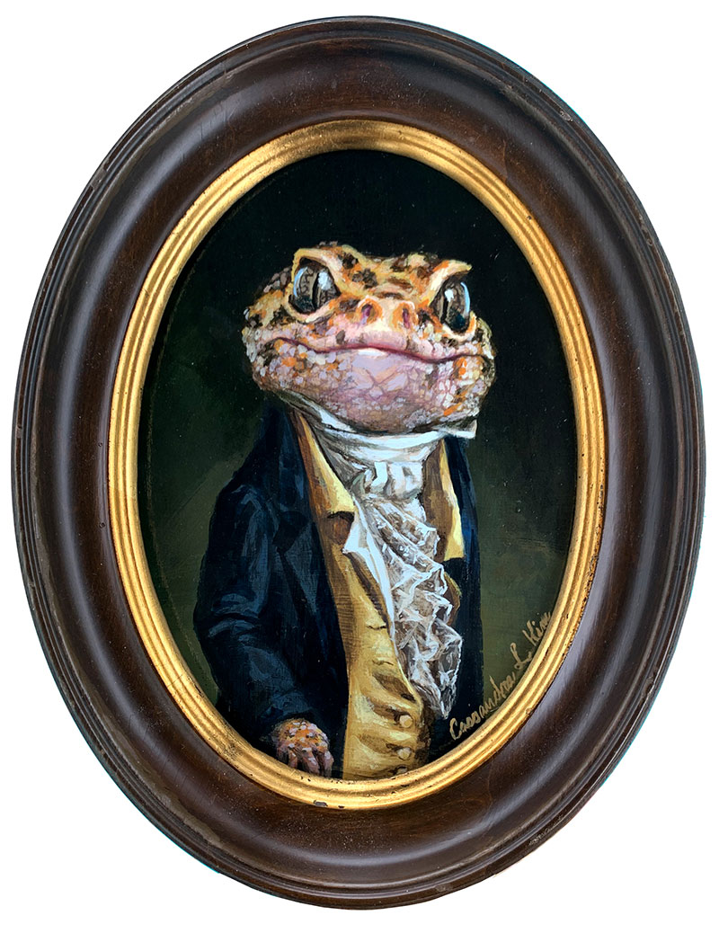 Cassandra Kim - Lord Leopard Gecko (Framed)