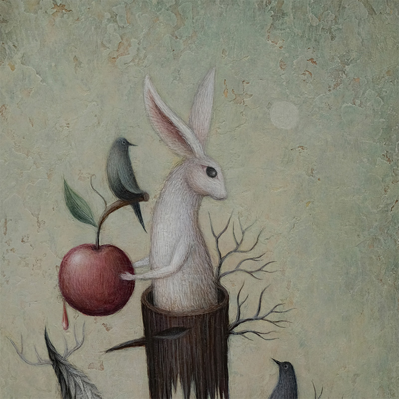 Paul Barnes - White Rabbit (Detail 1)
