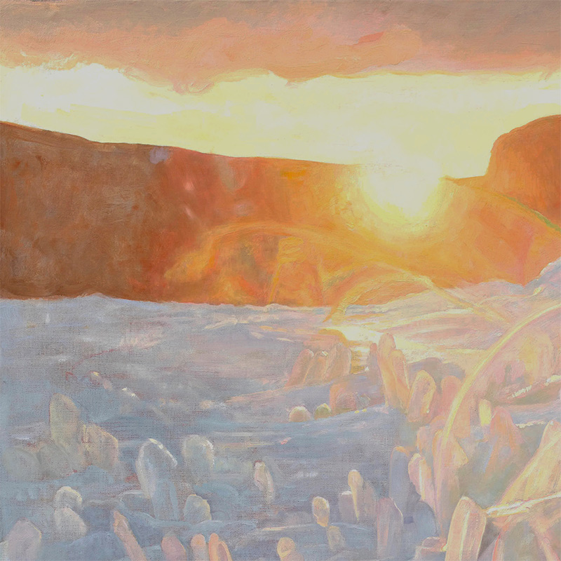 David Molesky - Prismatic Ice Field (Detail 1)