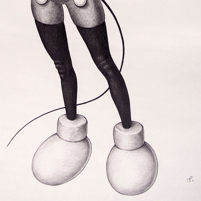 Masao Kinoshita - Black Circle Mouse (Detail 2)