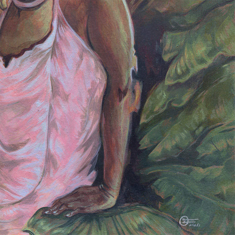 Odera Igbokwe - Plantain Woman (Detail 2)