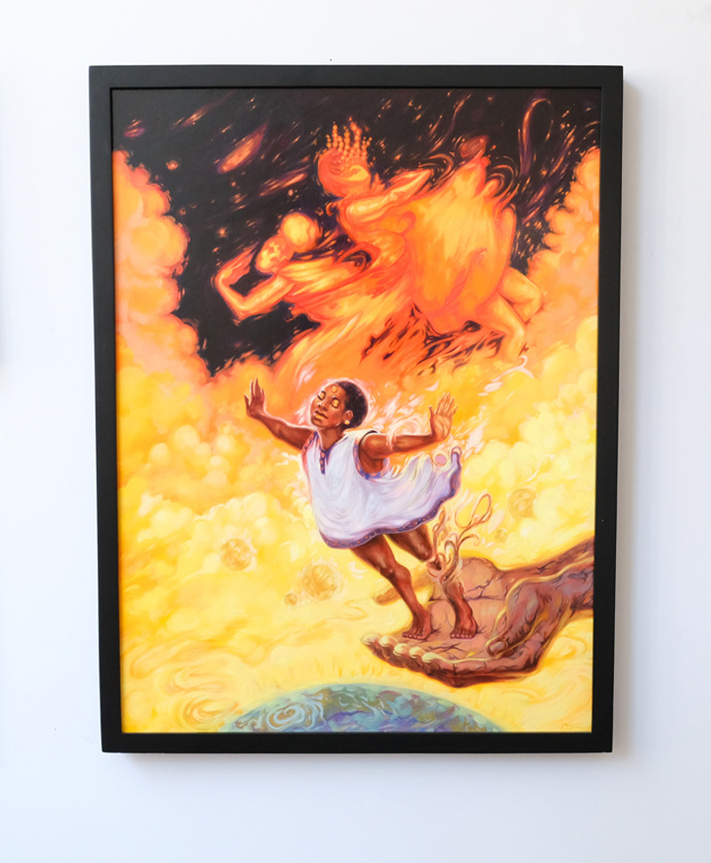 Odera Igbokwe - The Spirit Child (Framed)