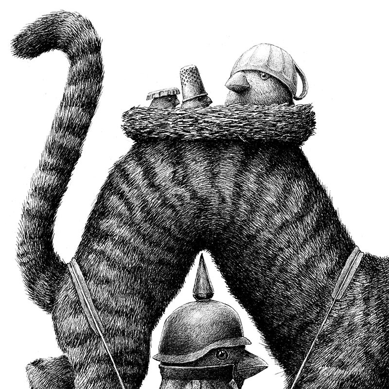 Redmer Hoekstra - Tippietoe Cat (Detail 1)